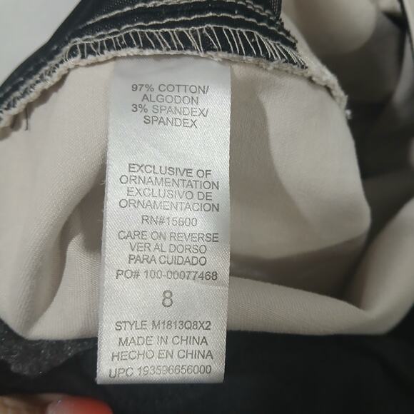 Mac And Me Jeans Camo Cargo Gorpcore Size 8 Elastic Waist Cotton Stretch Light - Picture 7 of 11